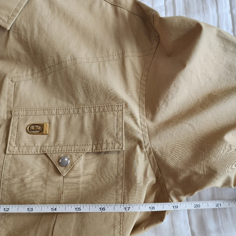 NWT Coach 1941 Safari Shirt Dress Sz 2 - Picture 8 of 10